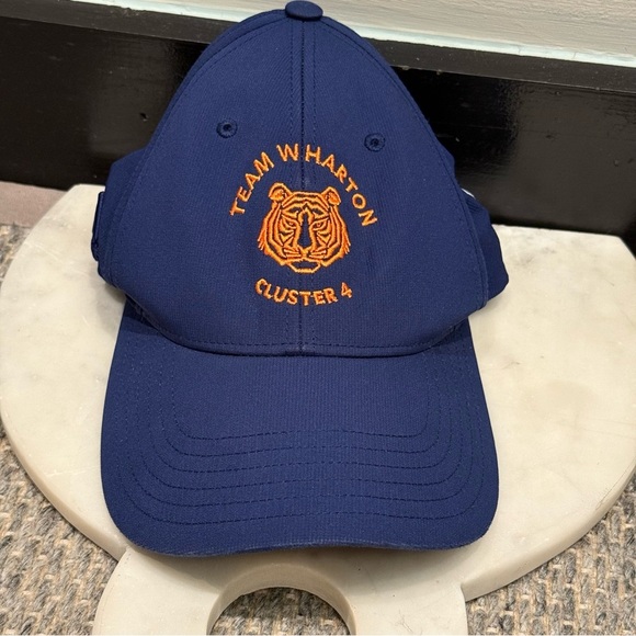 Adidas Wharton Business School Team Wharton Cluster 4 Tigers Blue Hat - Picture 1 of 7